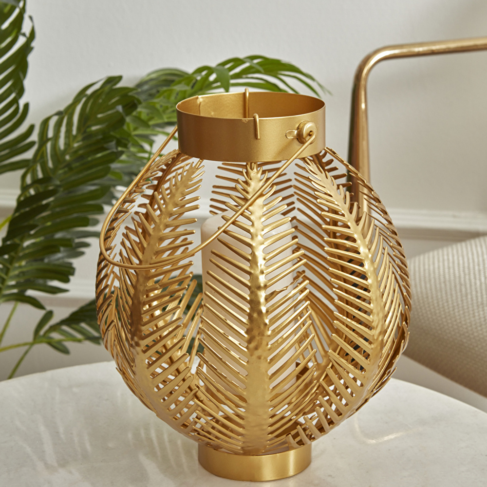 Karaca Home Leaf Fener 23x27 cm görseli 1