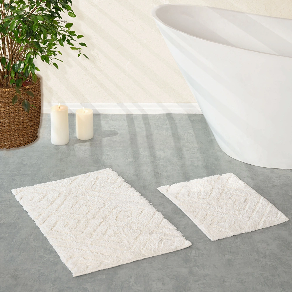 Karaca Home Elite Krem Paspas Set 50x80 50x40 cm görseli 1