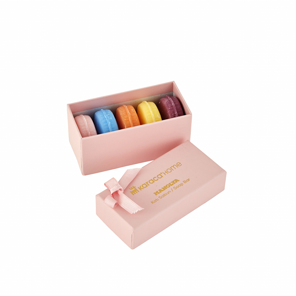Karaca Home Macaron 5li Sabun Seti Manolya  görseli 1