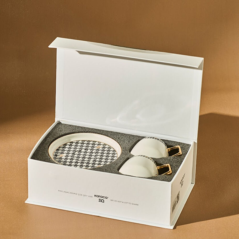 Karaca Kazayağı 2 Kişilik Kahve Fincan Takımı 100 ml thumbnail 6