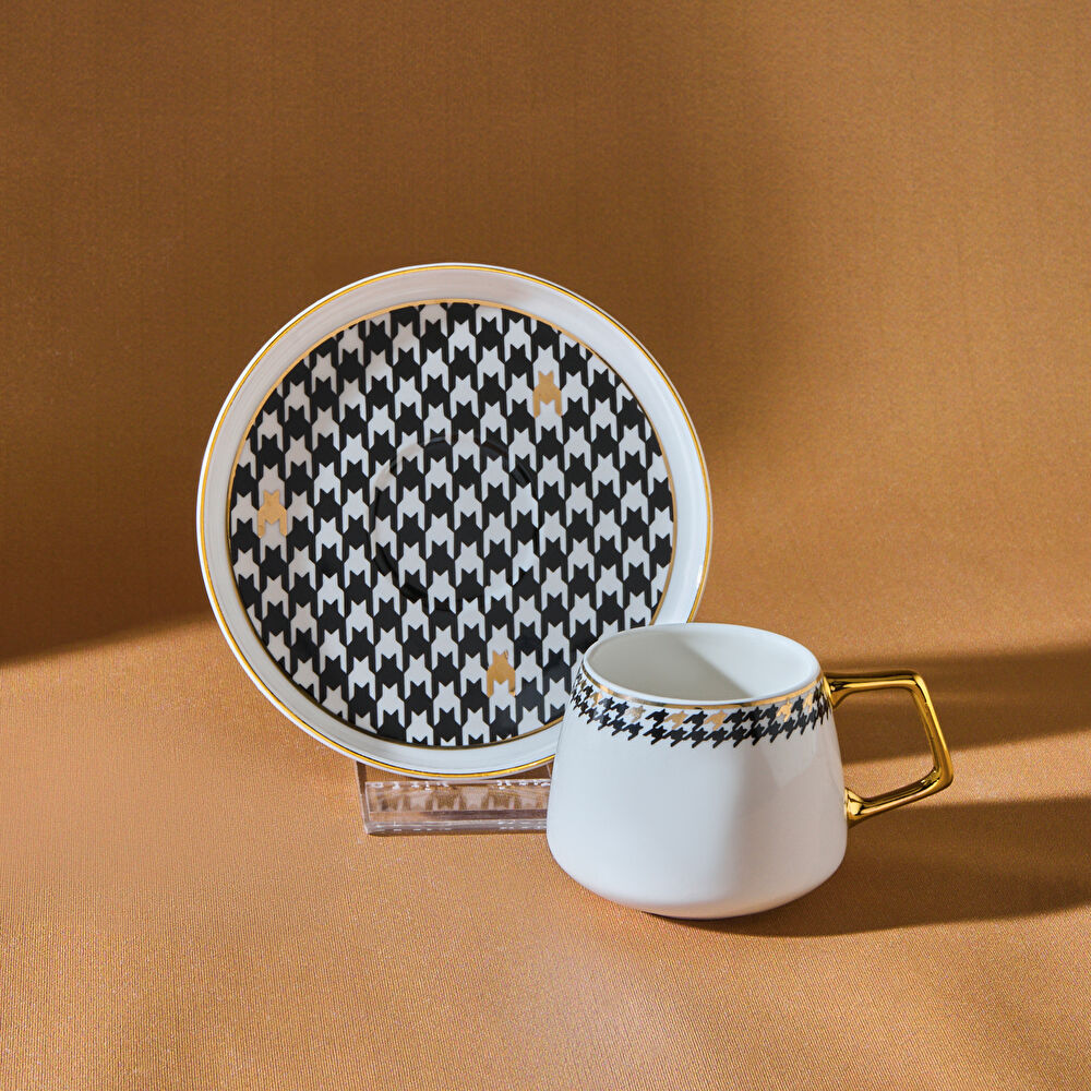 Karaca Kazayağı 2 Kişilik Kahve Fincan Takımı 100 ml thumbnail 4