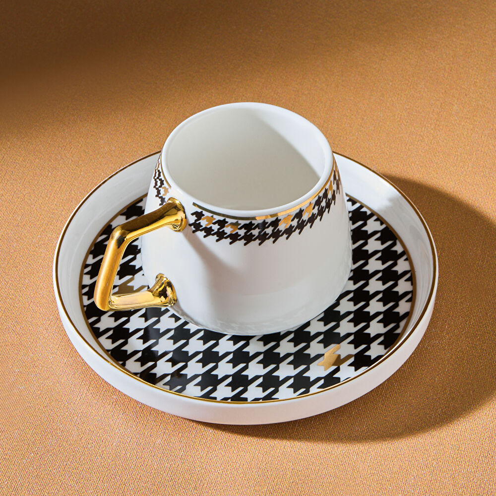 Karaca Kazayağı 2 Kişilik Kahve Fincan Takımı 100 ml thumbnail 5