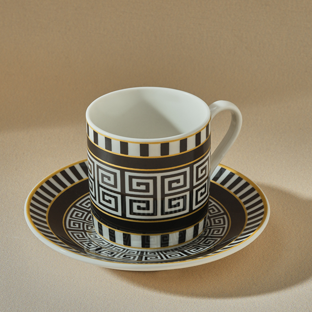 Karaca Helenistik 6 Kişilik Kahve Fincanı 80 ml thumbnail 5