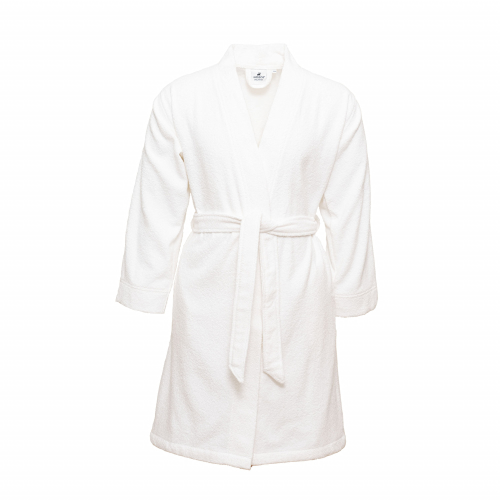 Karaca Home Roma Off White Regular %100 Pamuk Kimono L/XL görseli 1