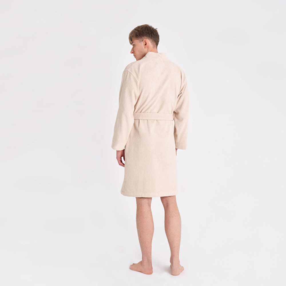 Karaca Home Roma Regular %100 Pamuk Kimono S/M Bej  görseli 5