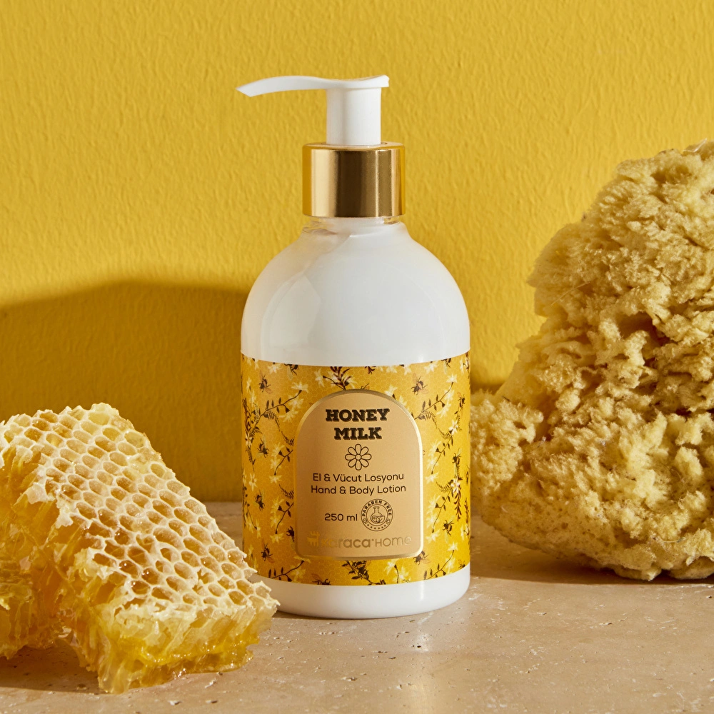 Karaca Home Çiçek Honey Milk El ve Vücut Losyonu 250 ml görseli 1