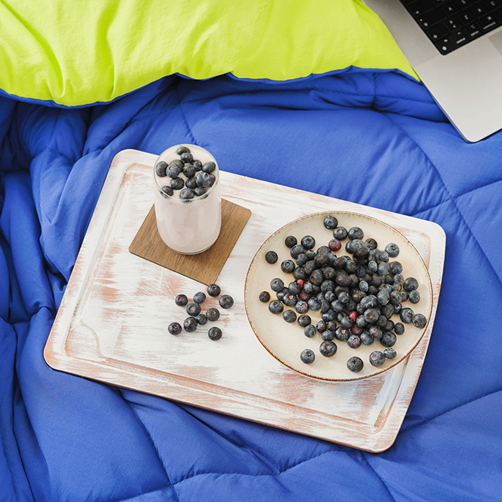Karaca Home Smart Comfort Blueberry Çift Kişilik Uyku Seti görseli 7