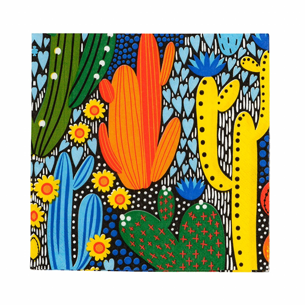 Karaca Home Cactus Kağıt Peçete 20'li 33x33 cm görseli 1