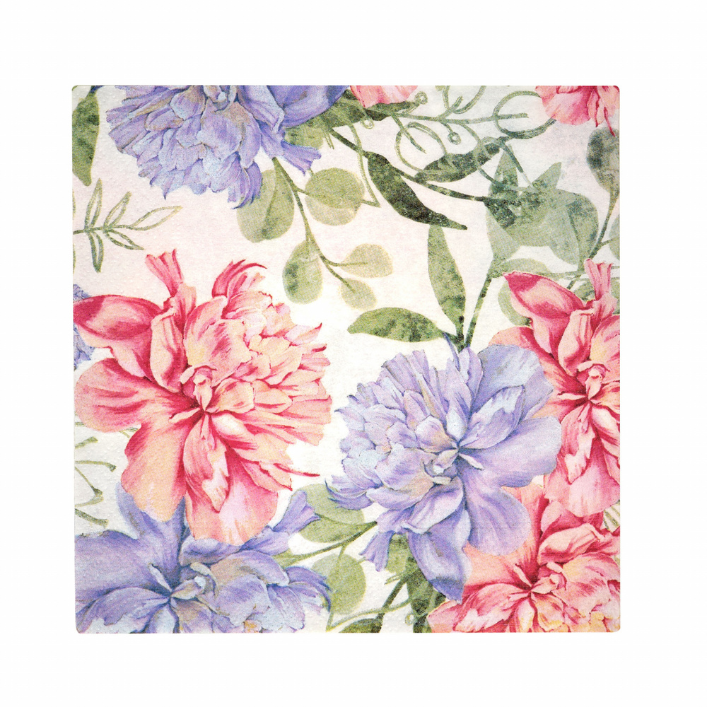 Karaca Home Peony Kağıt Peçete 20'li 33x33 cm görseli 1