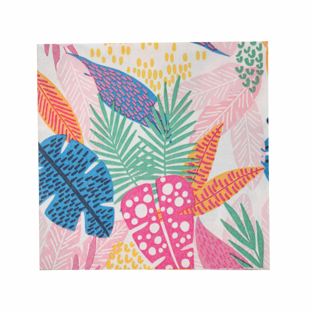 Karaca Home Leaf Kağıt Peçete 20li 33x33 cm Colorful  görseli 1