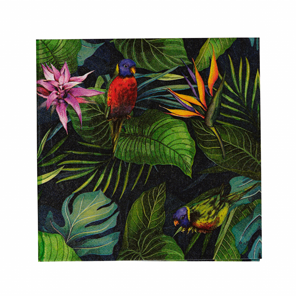 Karaca Home Rain Forest Kağıt Peçete 20'li 33x33 cm görseli 1