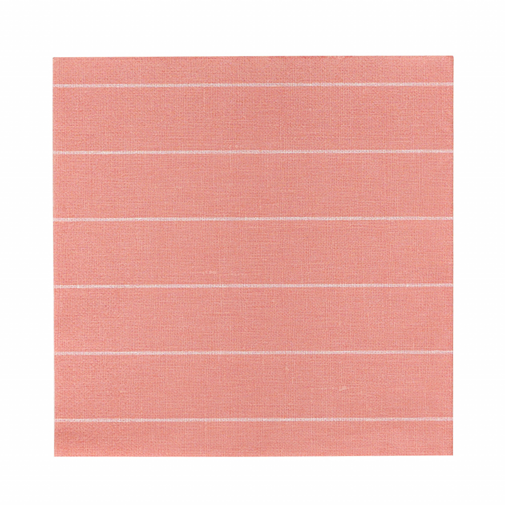 Karaca Home Pink Striped Kağıt Peçete 20'li 33x33 cm görseli 1