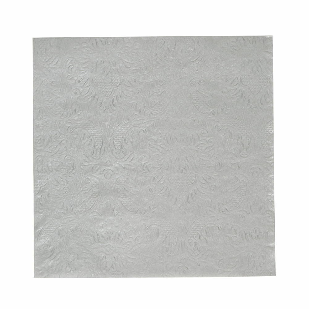Karaca Home Silver Kağıt Peçete 16'lı 33x33 cm görseli 1