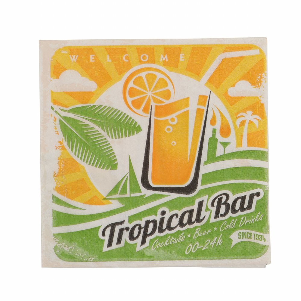 Karaca Home Tropical Kağıt Peçete 20'li 24x24 cm  görseli 1