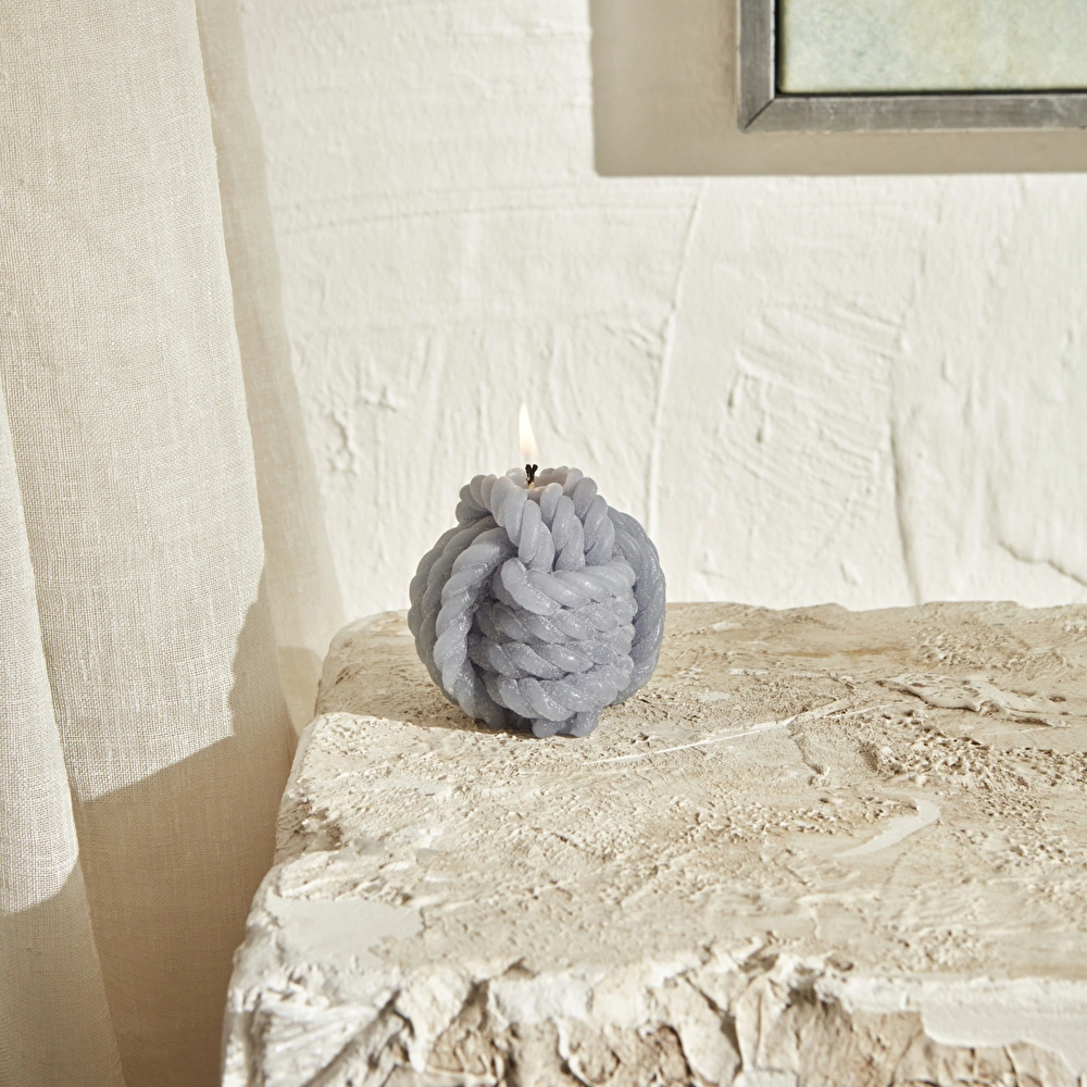 Karaca Home Rope Mum 5 cm  Gri görseli 1