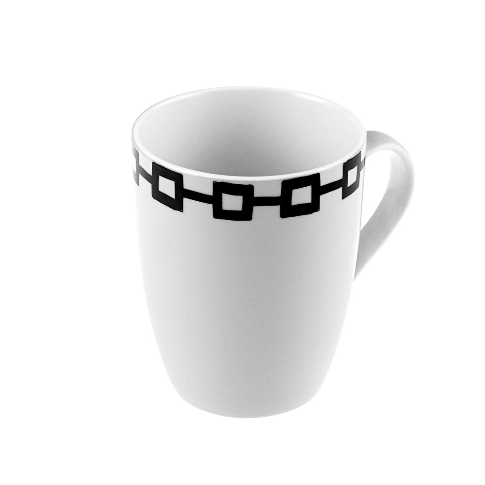 Karaca Monstera Zincir Çizgi Mug 320 Ml görseli 2