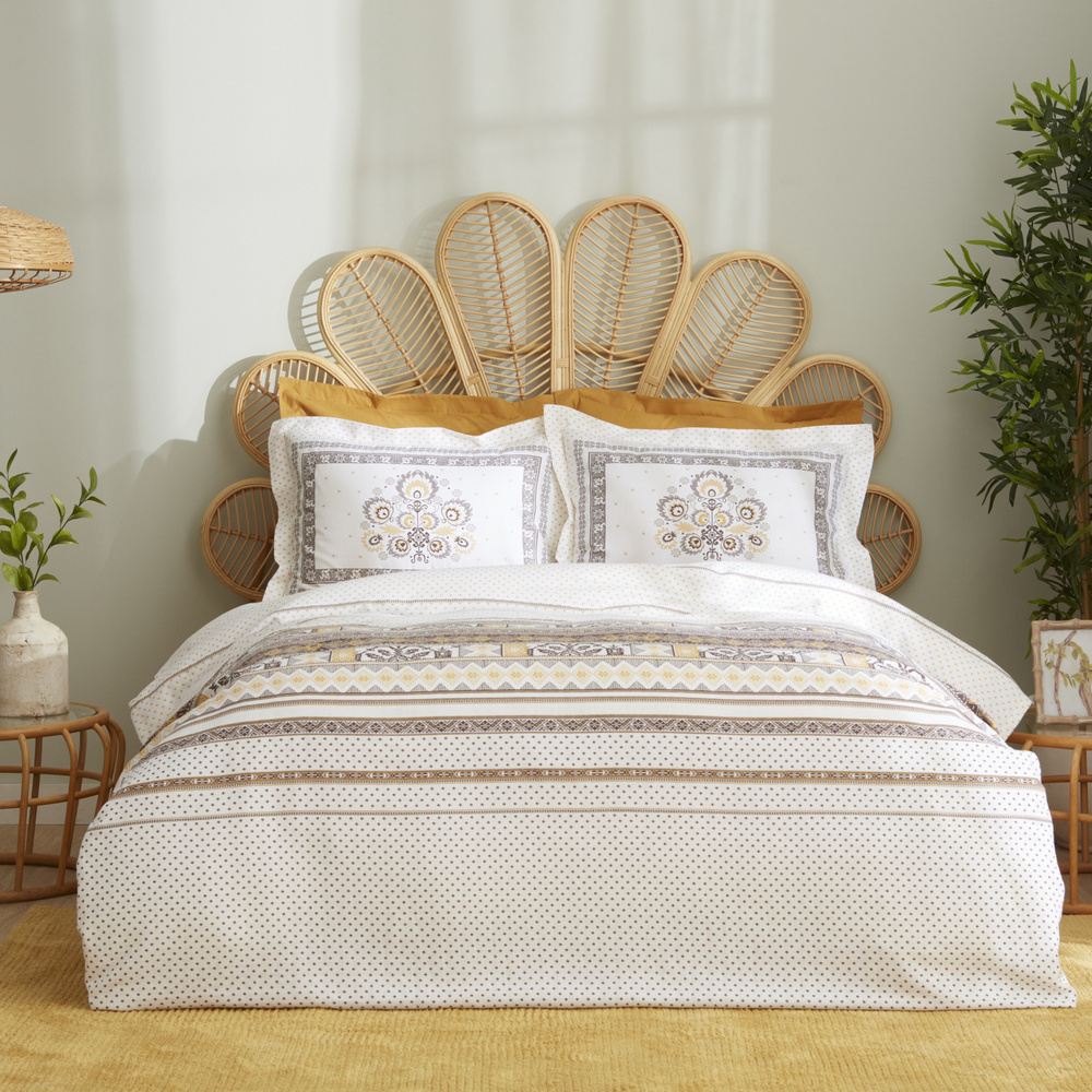 Karaca Home Efren %100 Pamuk Çift Kişilik Pike Takımı Sarı görseli 1