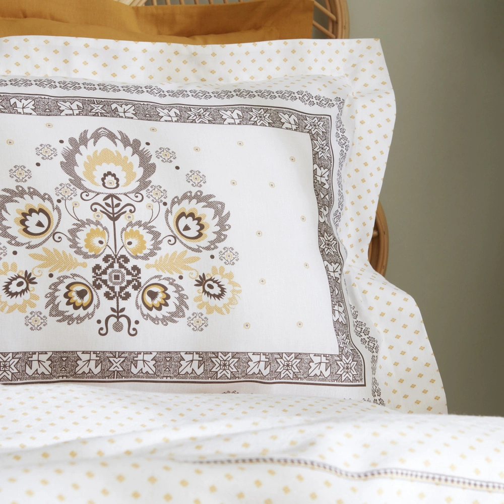 Karaca Home Efren %100 Pamuk Çift Kişilik Pike Takımı Sarı görseli 5