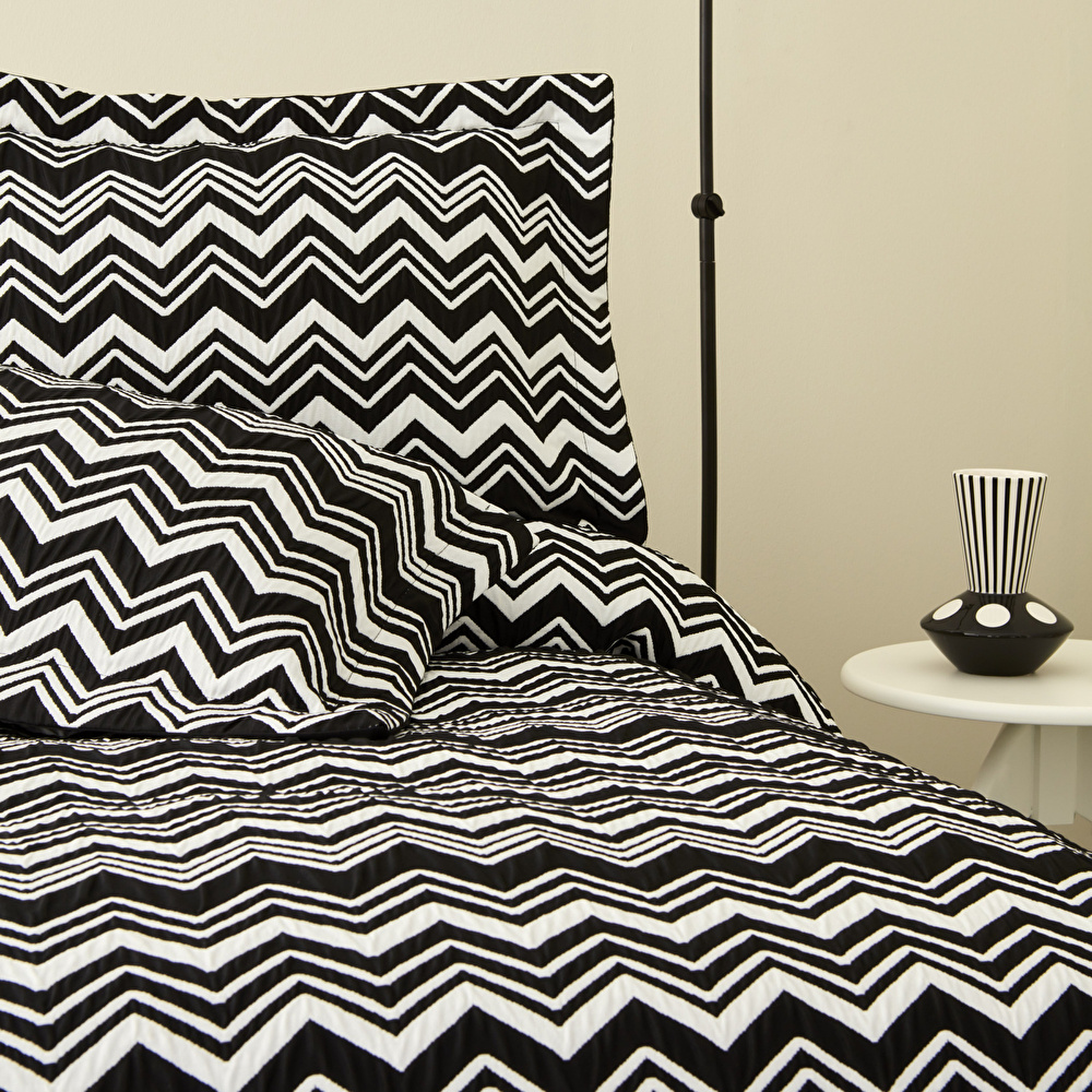 Karaca Home Wave Yatak Örtüsü Çift Kişilik Black  görseli 9