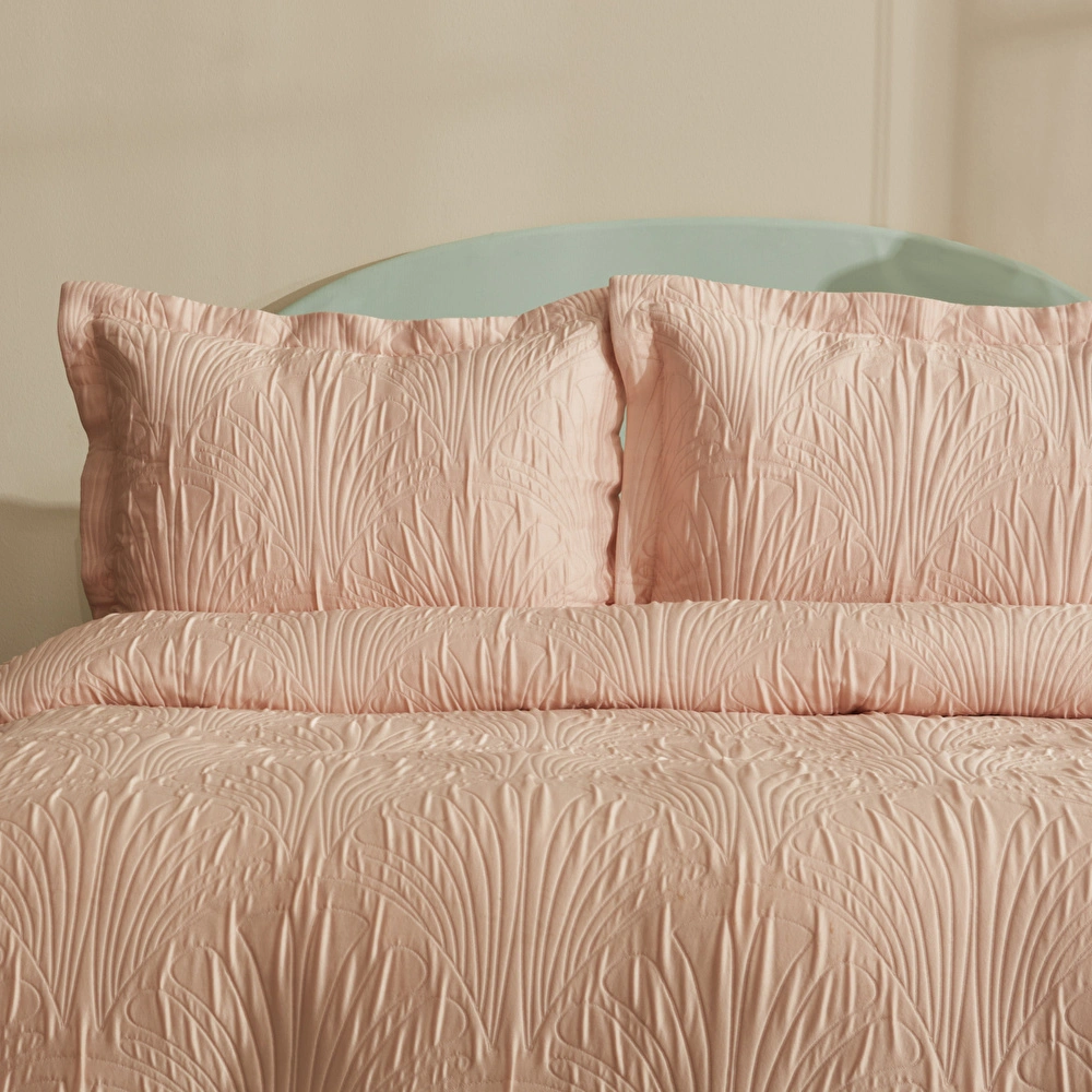 Karaca Home Sunset Çift Kişilik Yatak Örtüsü Somon görseli 2