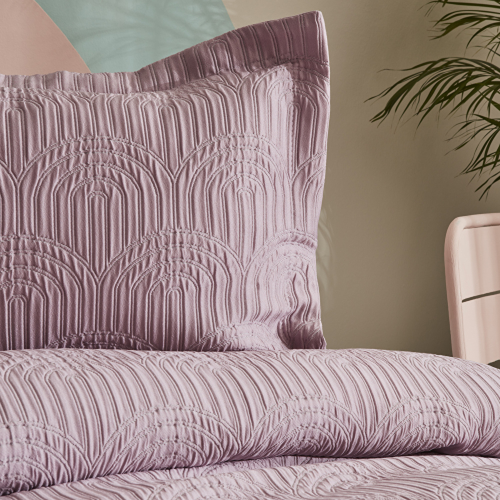 Karaca Home Midnight Çift Kişilik Yatak Örtüsü Lila  görseli 4