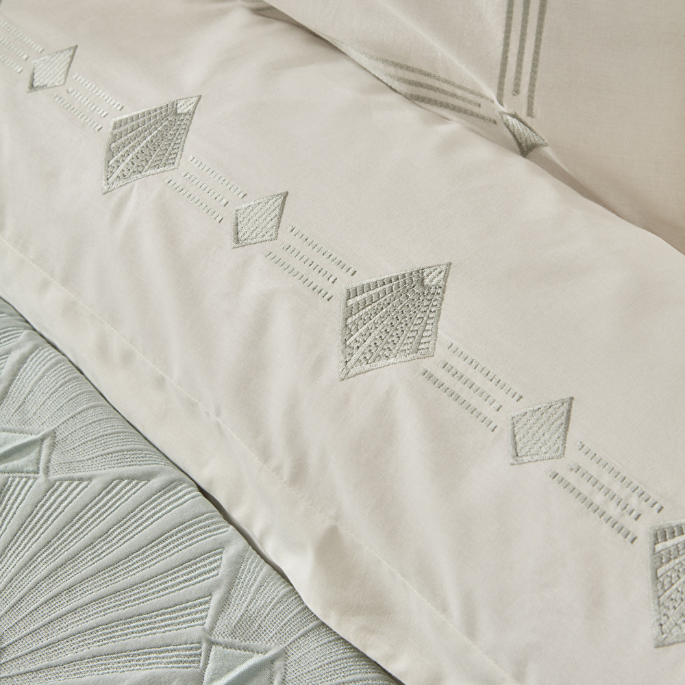 Karaca Home Diamond Çift Kişilik 7 Parça Düet Set Mavi thumbnail 7