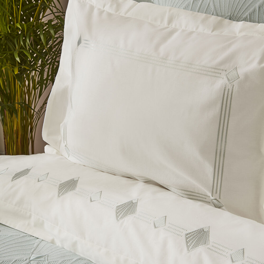 Karaca Home Diamond Çift Kişilik 7 Parça Düet Set Mavi thumbnail 4