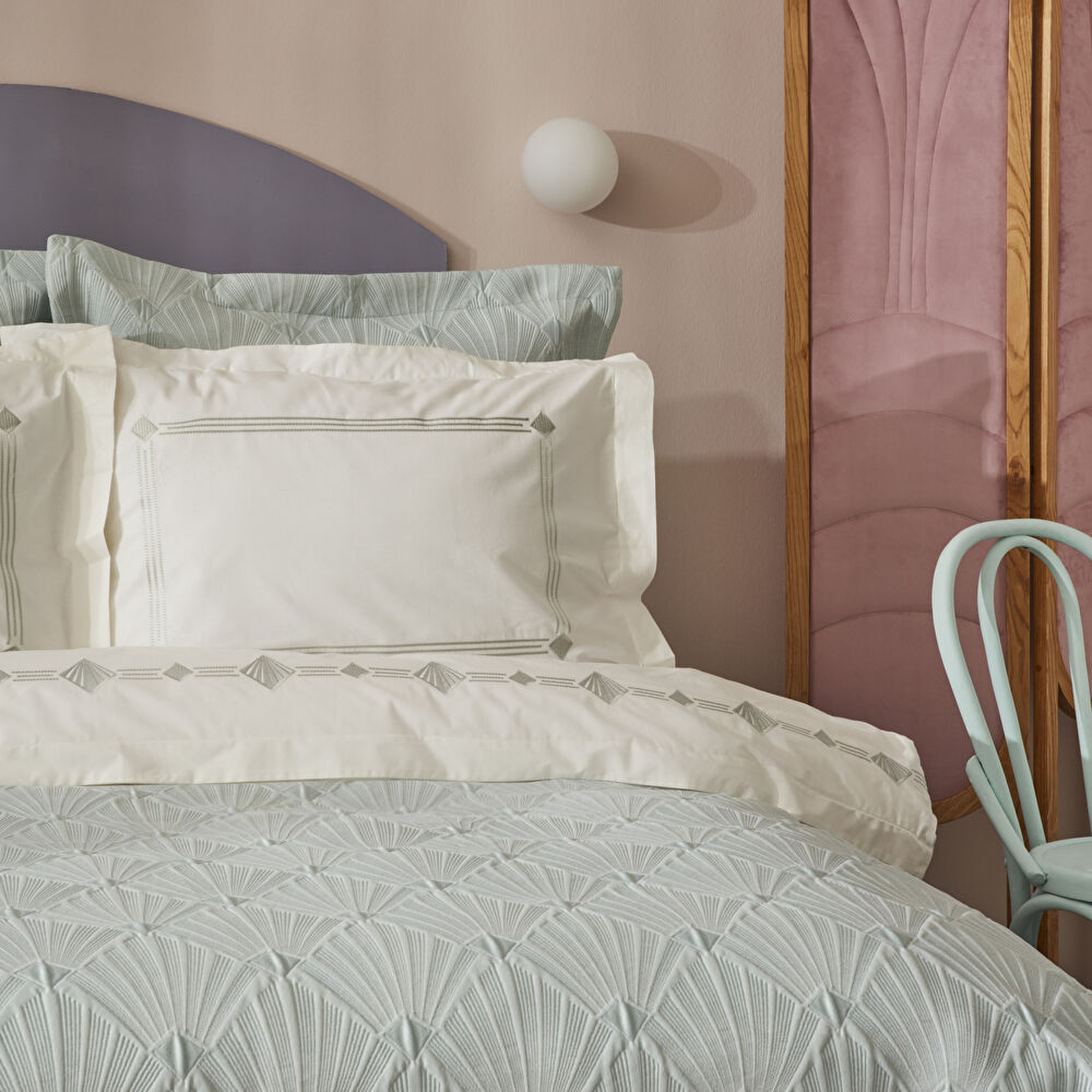 Karaca Home Diamond Çift Kişilik 7 Parça Düet Set Mavi thumbnail 3