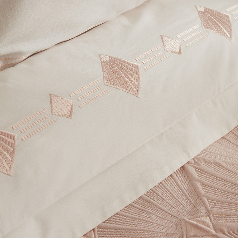 Karaca Home Diamond Çift Kişilik 7 Parça Düet Set Somon thumbnail 5