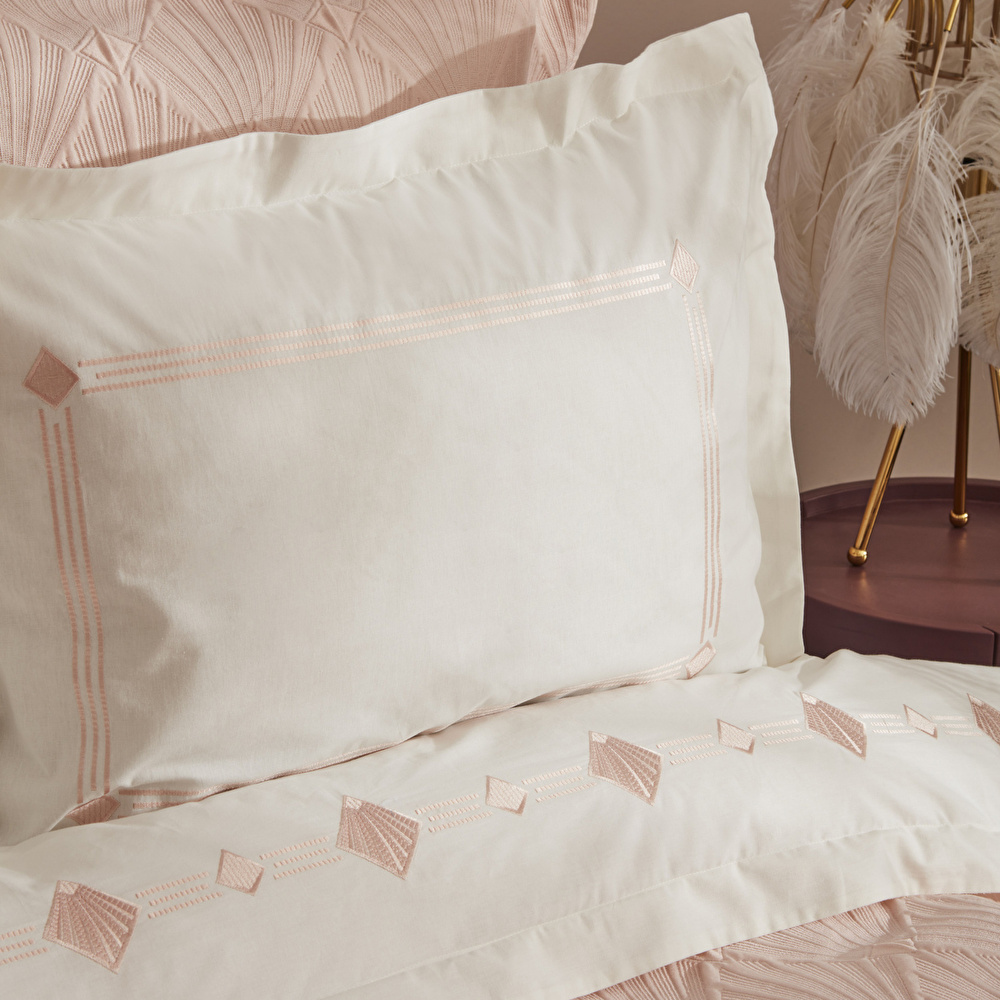 Karaca Home Diamond Çift Kişilik 7 Parça Düet Set Somon thumbnail 4