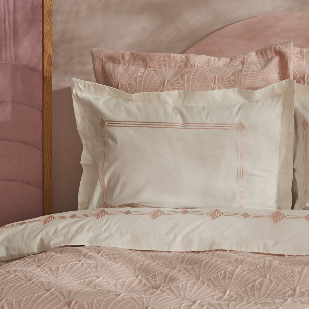 Karaca Home Diamond Çift Kişilik 7 Parça Düet Set Somon thumbnail 2