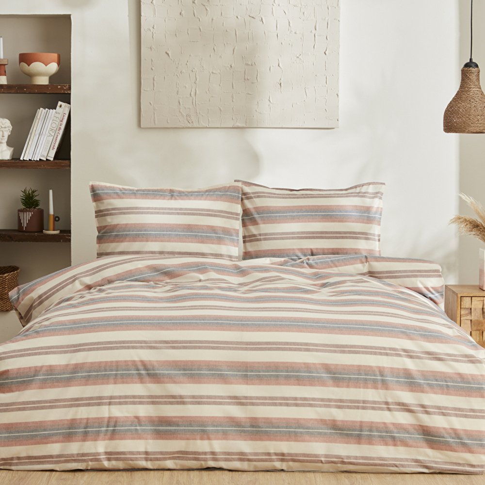 Karaca Home Tahara Tek Kişilik Nevresim Takımı Terracota görseli 1