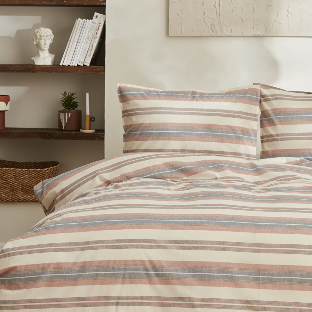 Karaca Home Tahara Tek Kişilik Nevresim Takımı Terracota görseli 4