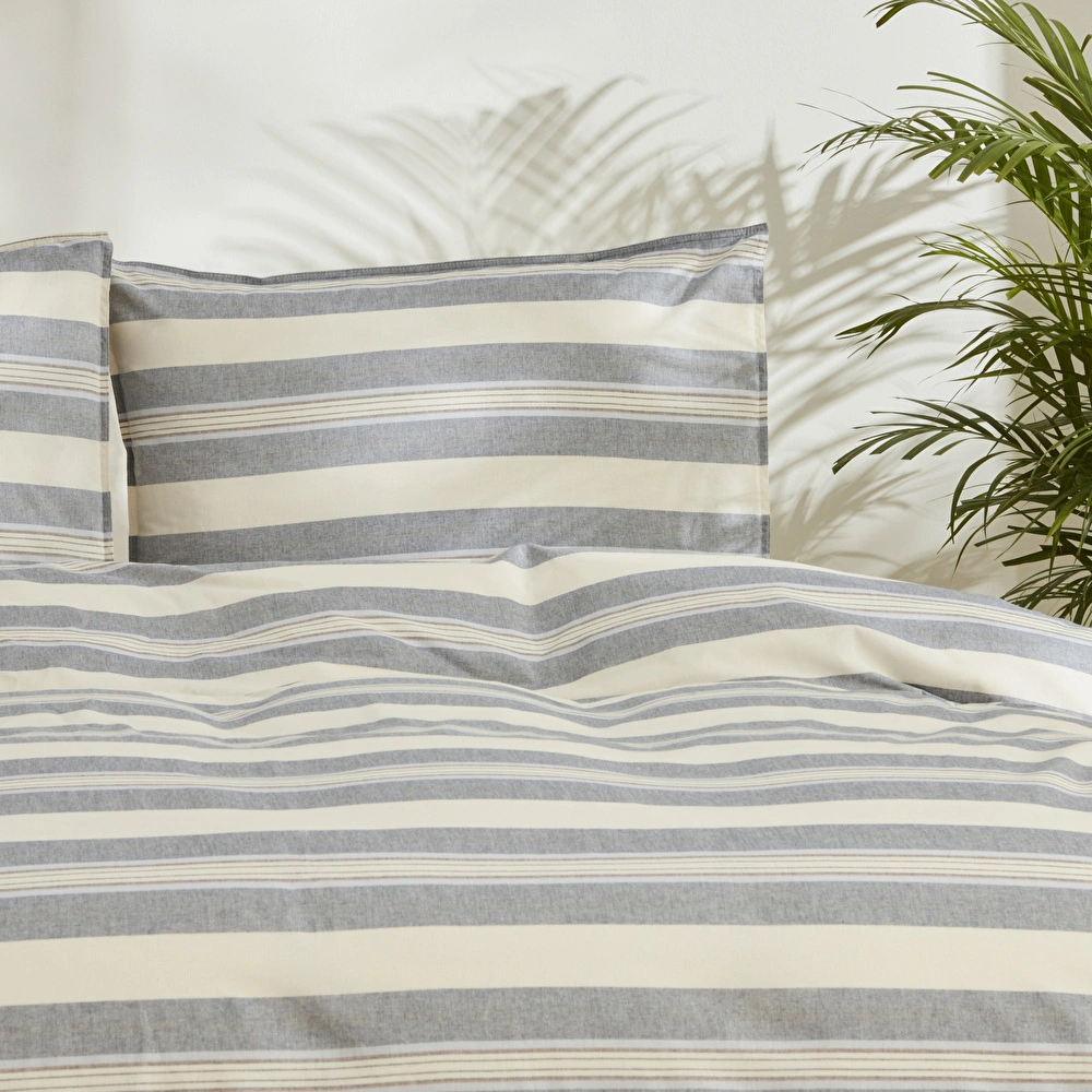 Karaca Home Desert Tek Kişilik %100 Pamuk Nevresim Takımı Mavi görseli 3