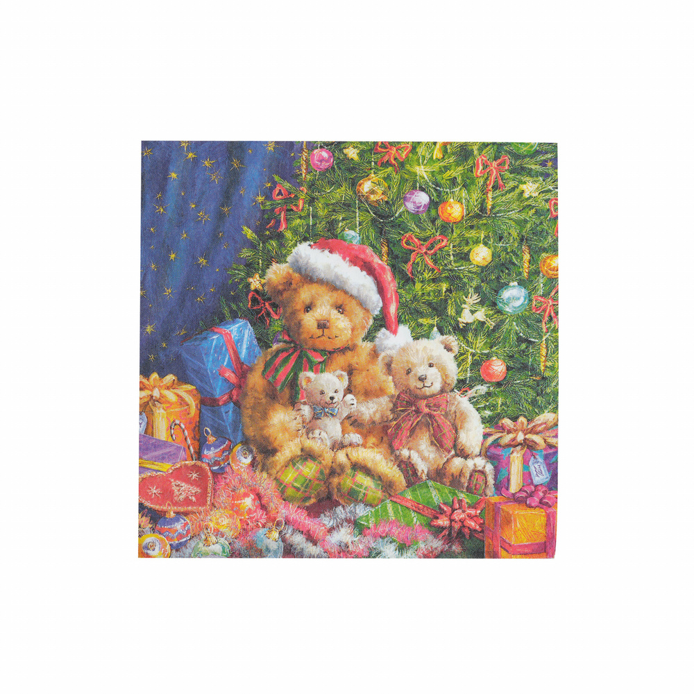Karaca Home New Year Mas Bears Kağıt Peçete  görseli 1