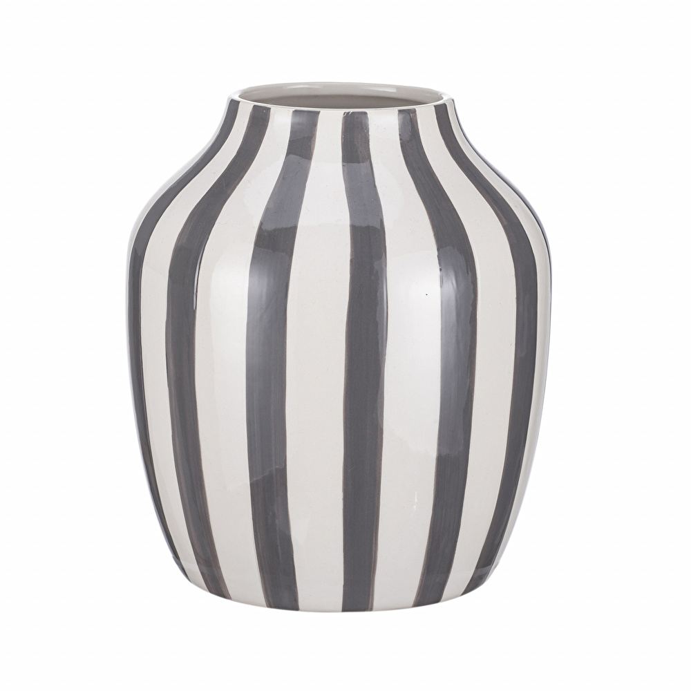 Karaca Home Bevel Dekoratif Vazo Gri 13x20 Cm görseli 4