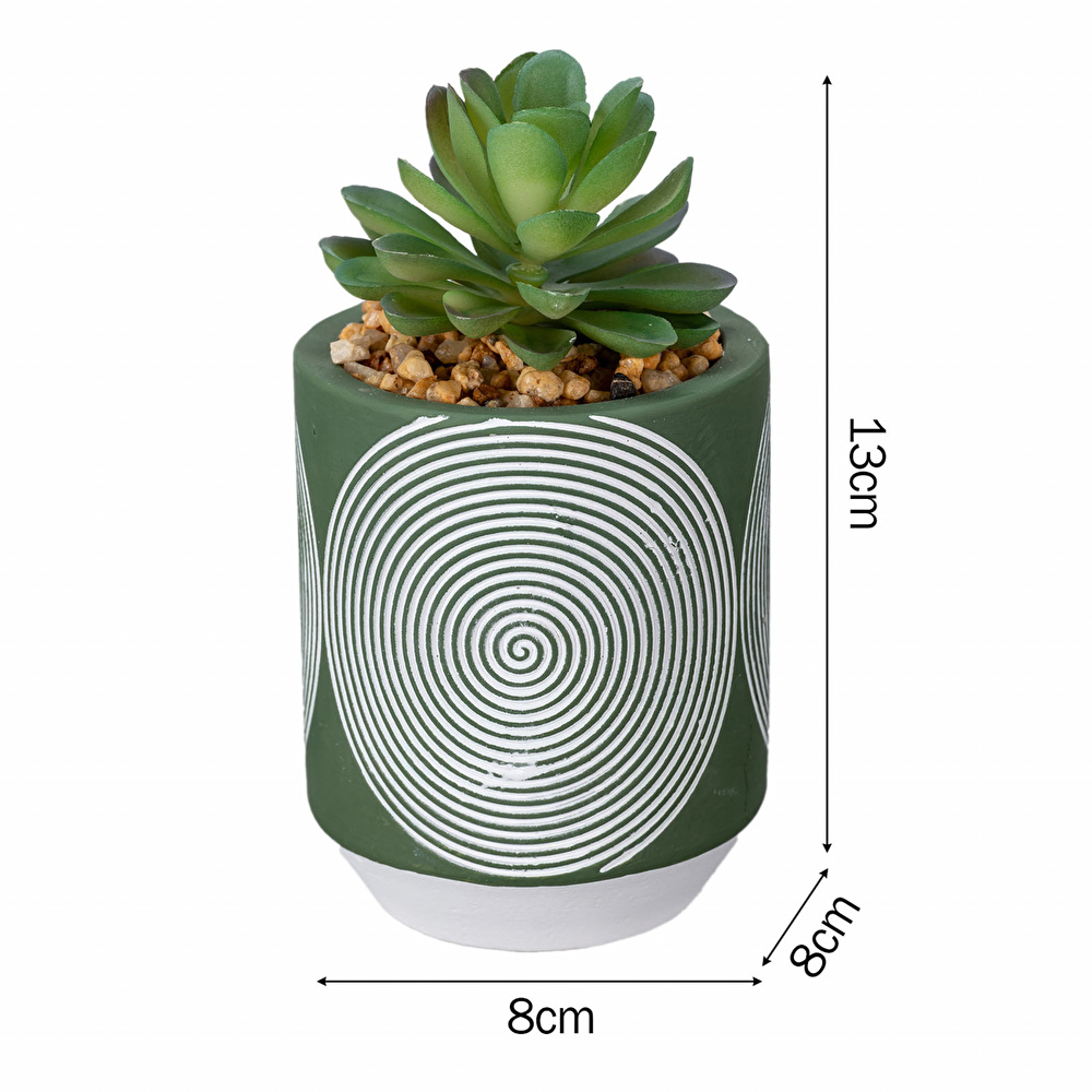 Karaca Home Woods Yapay Çiçek Yeşil  görseli 3