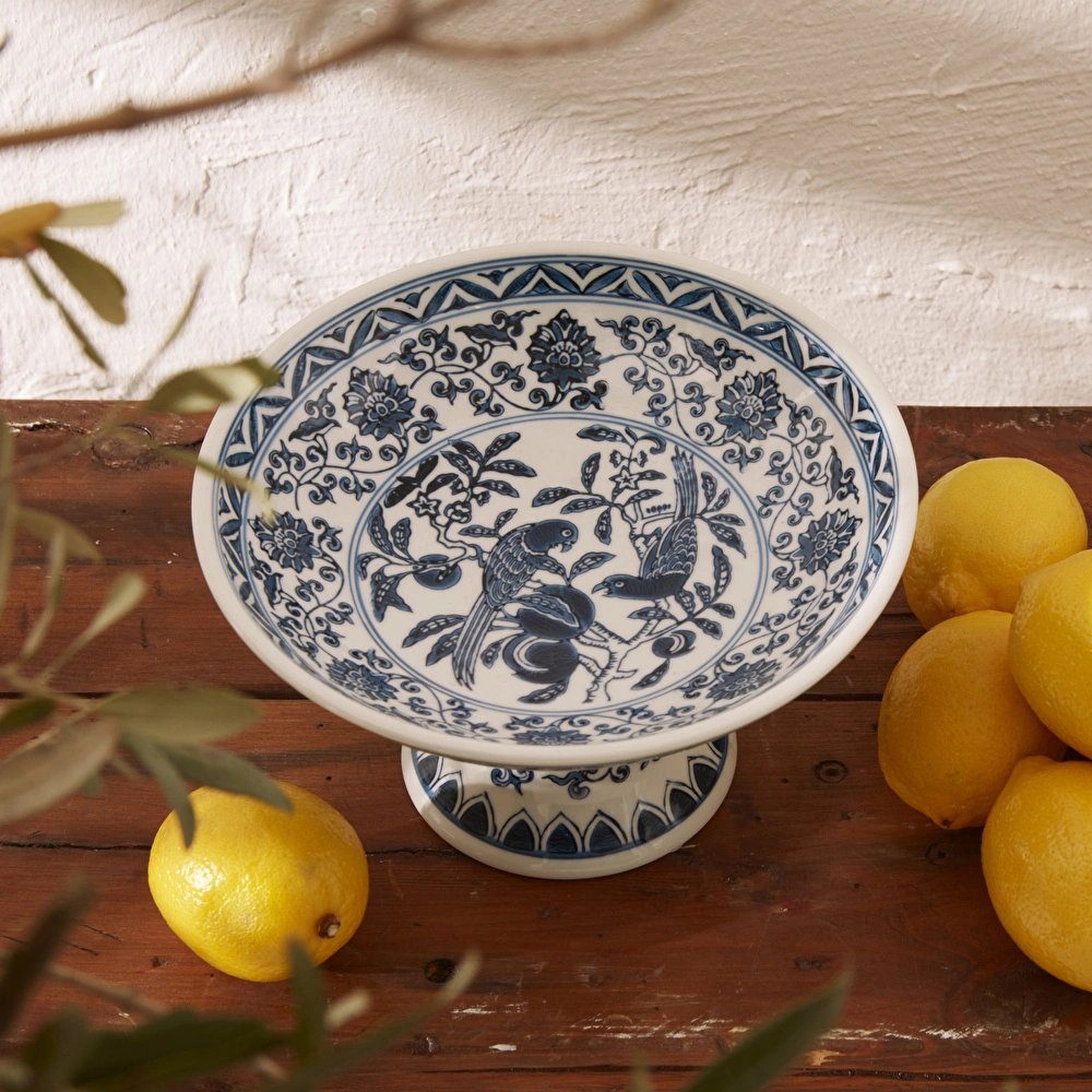 Karaca Home Lisbon Carly Ayaklı Tabak 25 cm görseli 3