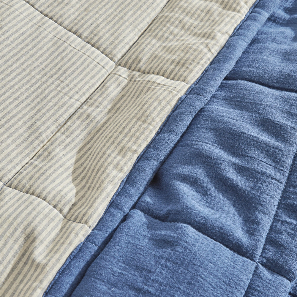Karaca Home Barny Çift Kişilik Müslin Summer Comfort İndigo görseli 10
