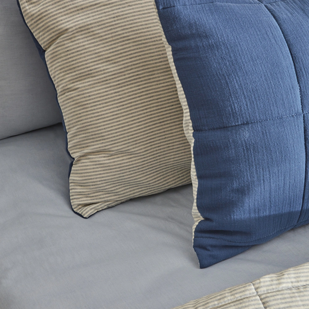 Karaca Home Barny Çift Kişilik Müslin Summer Comfort İndigo görseli 12