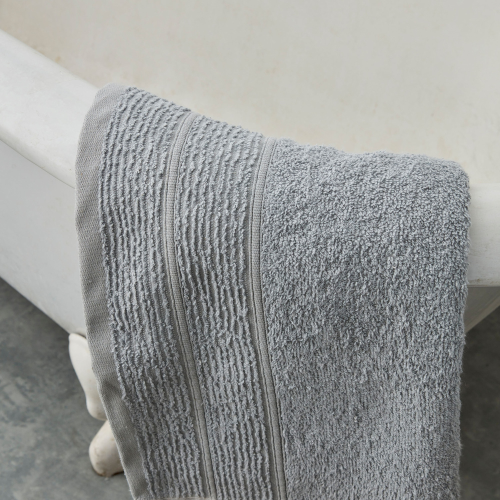 Karaca Home Lottie %100 Pamuk Bornoz Seti XL/XXL Antrasit görseli 3