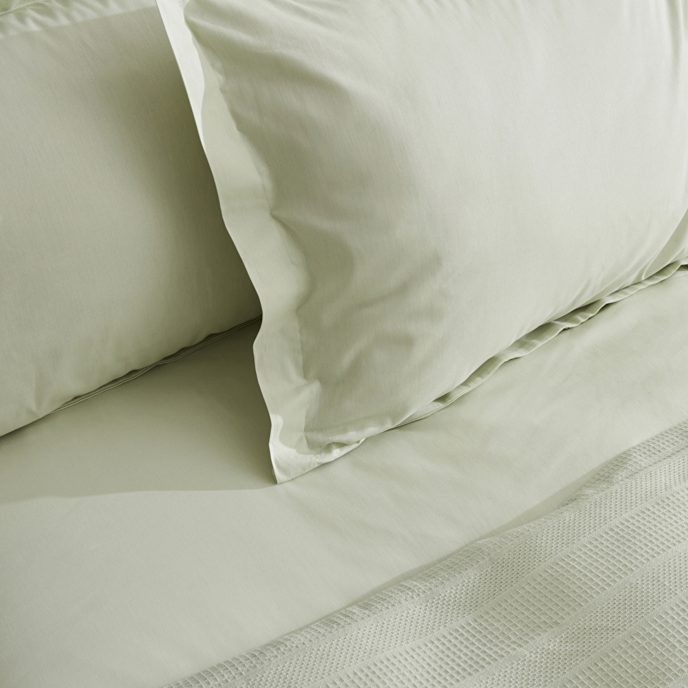 Karaca Home Aurora %100 Pamuk Kopenakili Tek Kişilik Pike Takımı Mint görseli 6