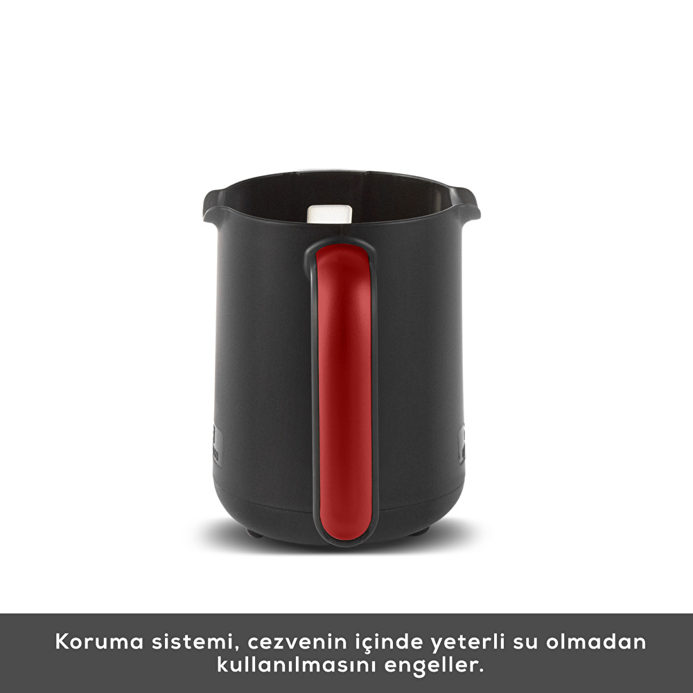 Karaca Hatır Köz Türk Kahve Makinesi Cherry Red görseli 7