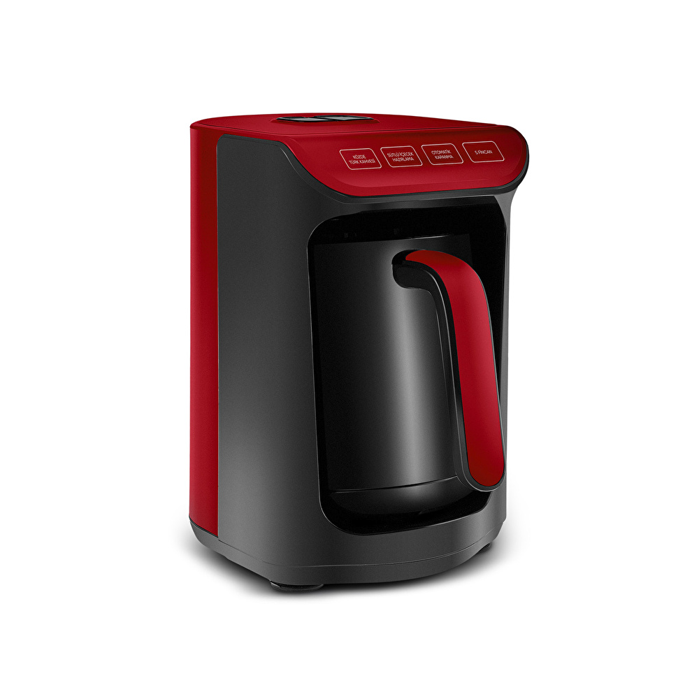 Karaca Hatır Köz Türk Kahve Makinesi Cherry Red görseli 2