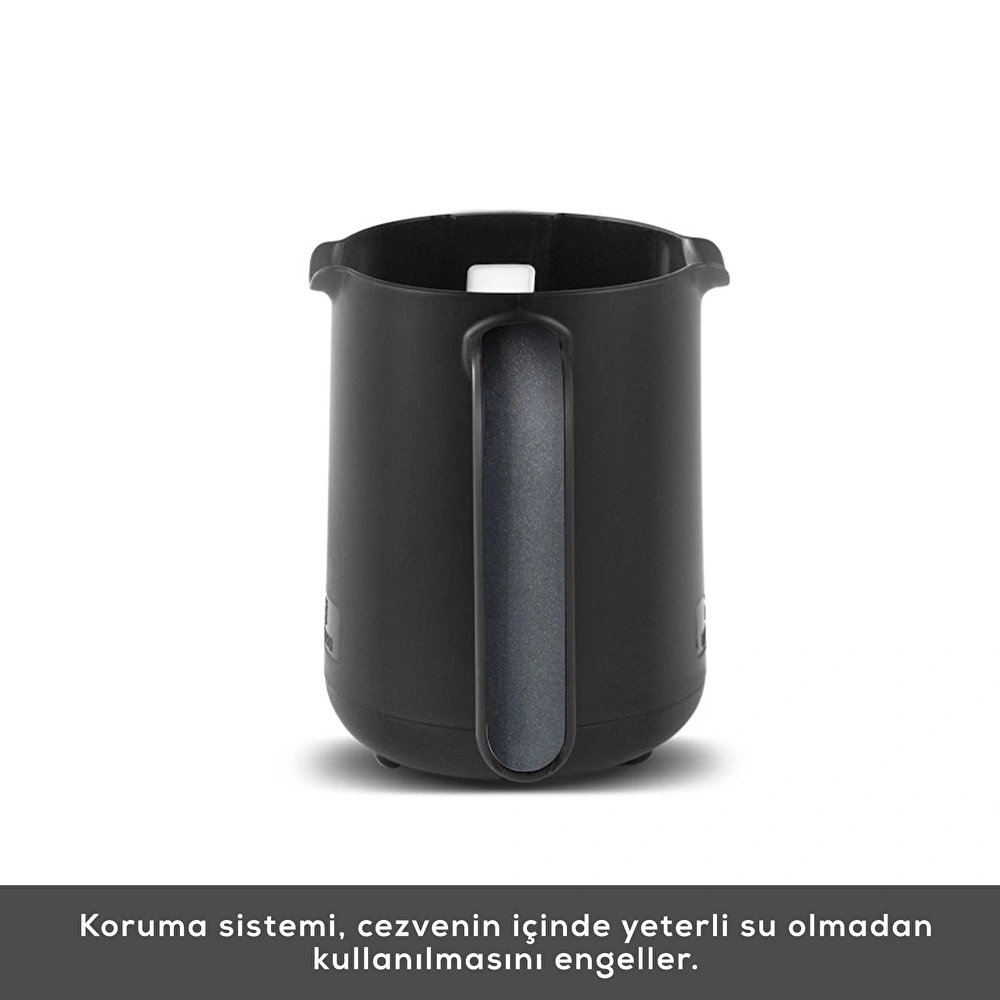 Karaca Hatır Köz Türk Kahve Makinesi Shiny Black görseli 7