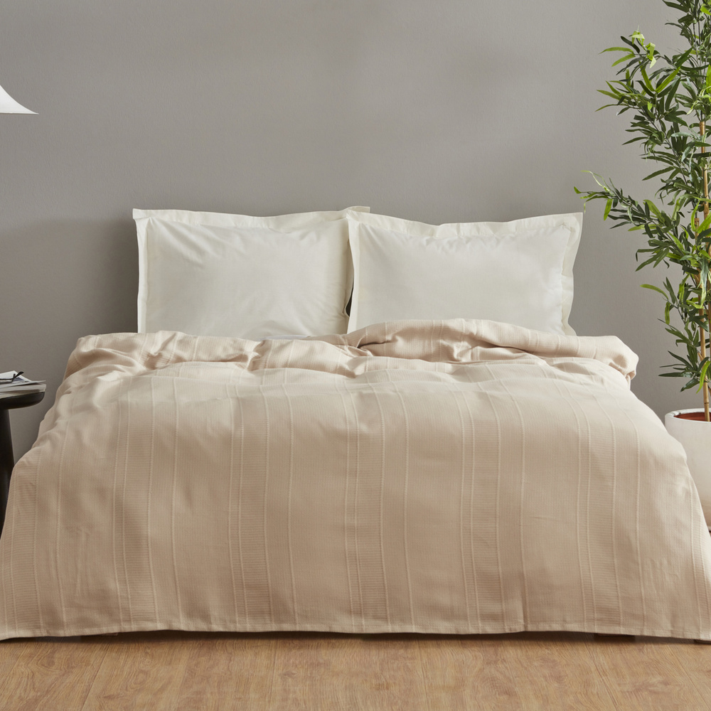 Karaca Home Sofie Çift Kişilik Pike Bej görseli 1