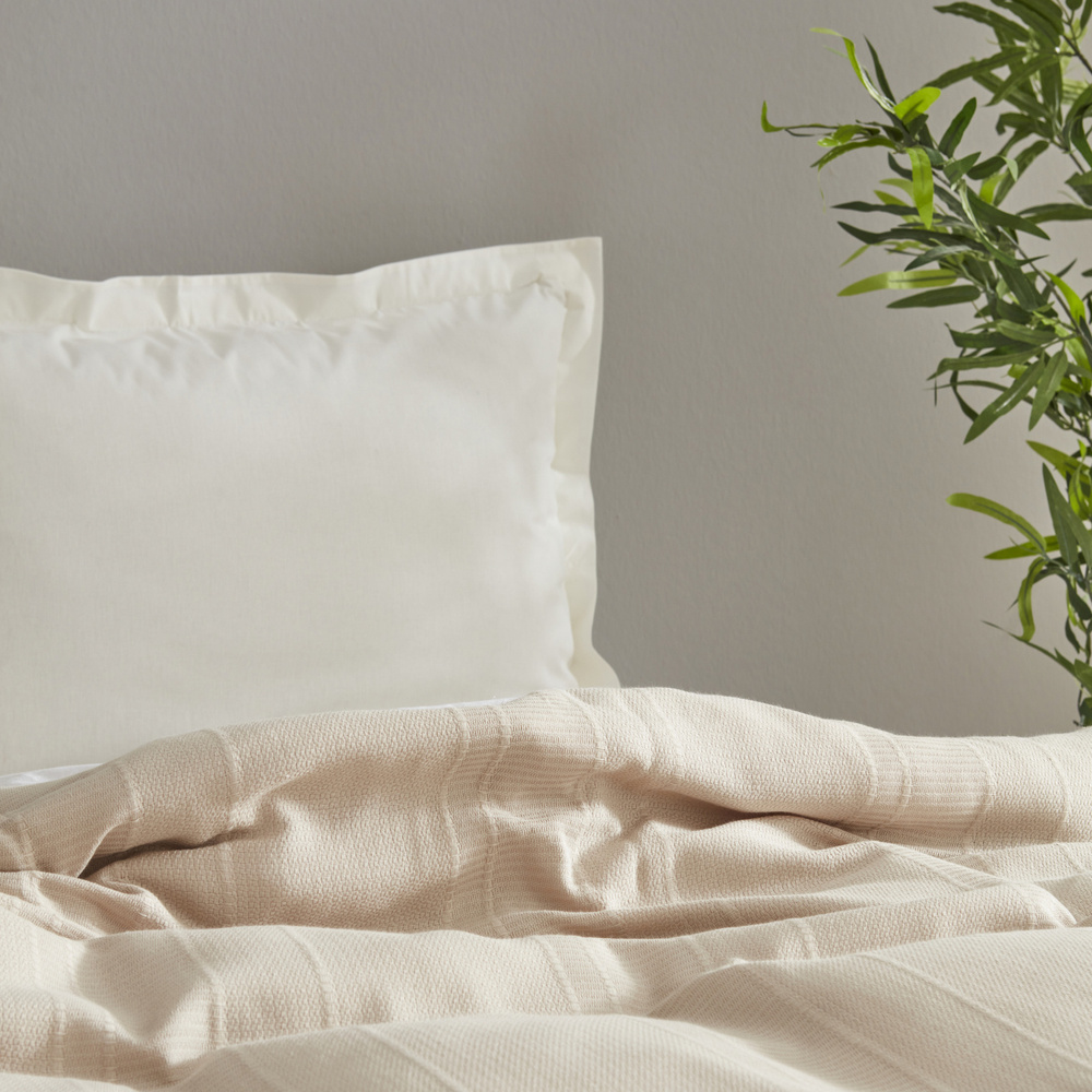 Karaca Home Sofie Çift Kişilik Pike Bej görseli 4