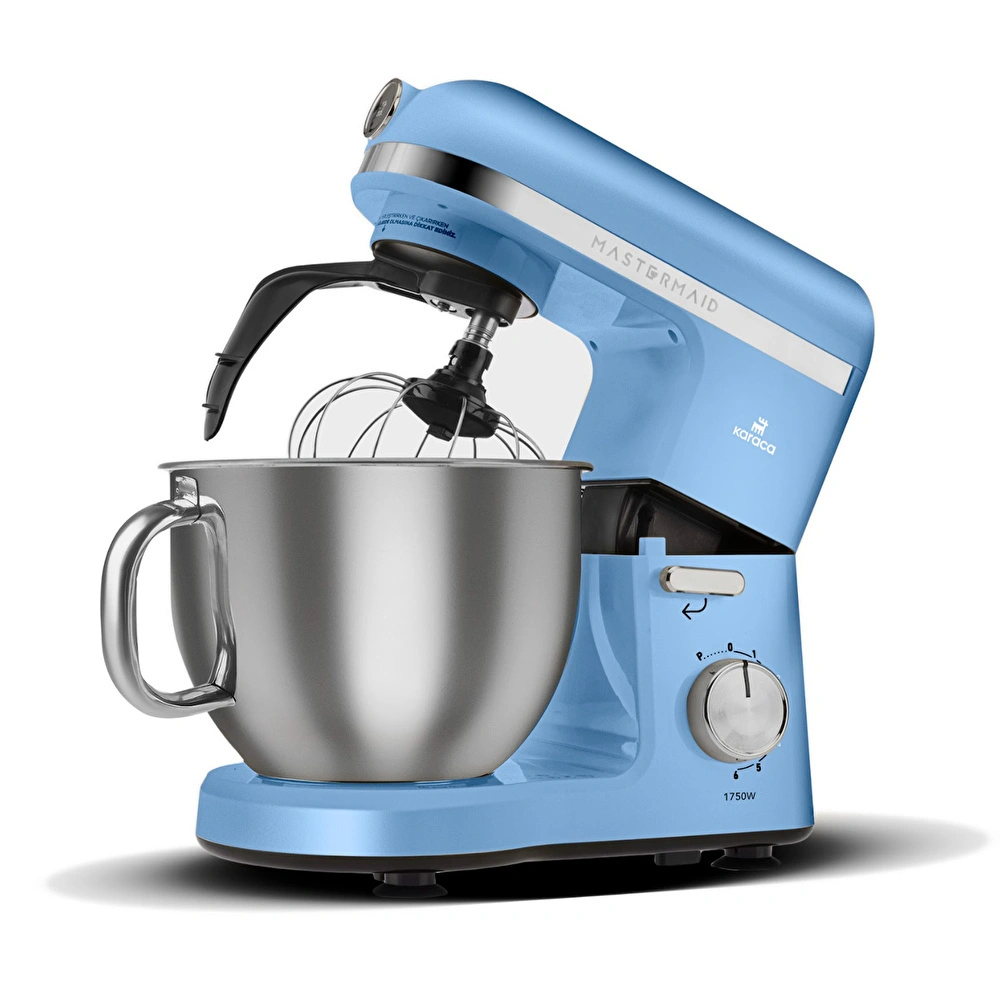 Karaca Mastermaid Chef Pro Çift Kollu Hamur Yoğurma Makinesi  Royal Blue  5L görseli 1