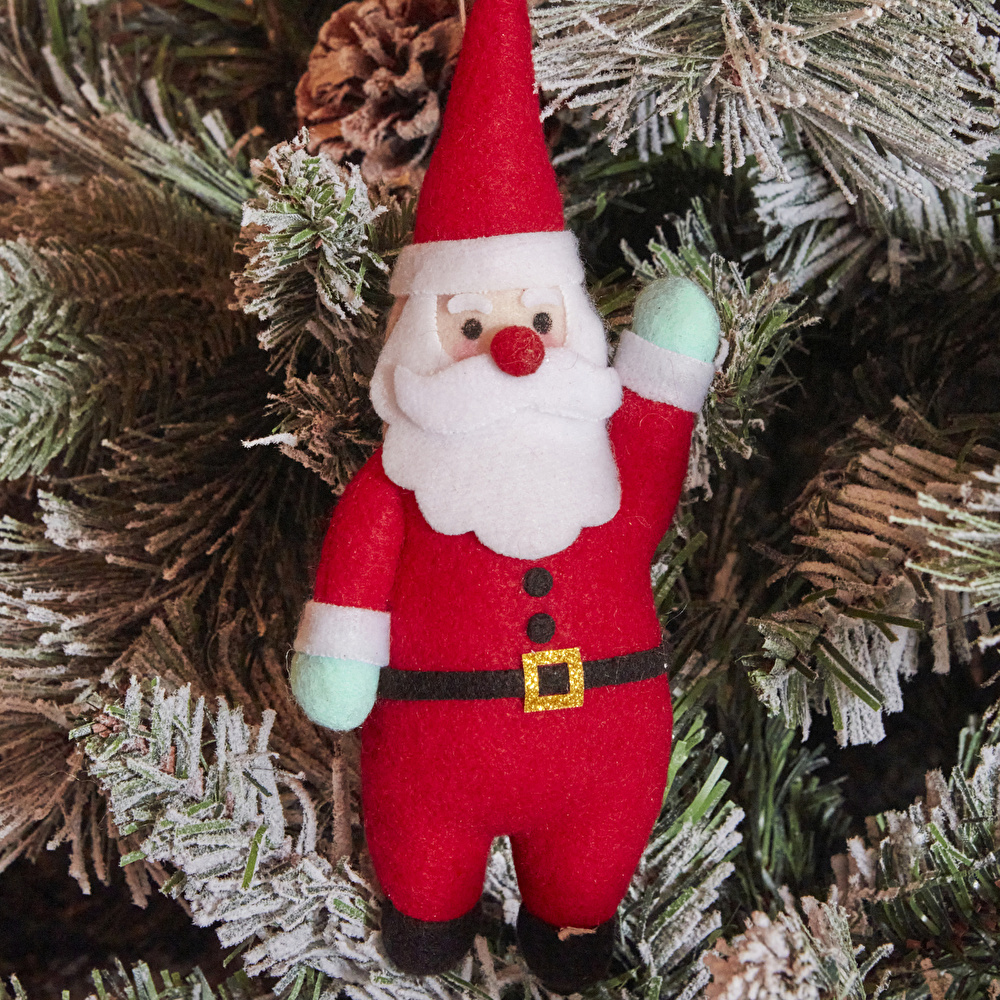 Karaca Home New Year Yılbaşı Santa Ağaç Süsü 20 cm görseli 3