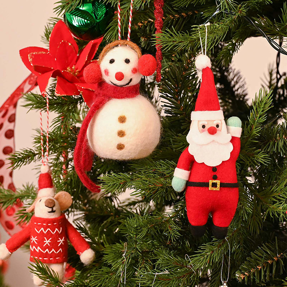 Karaca Home New Year Yılbaşı Santa Ağaç Süsü 20 cm görseli 1